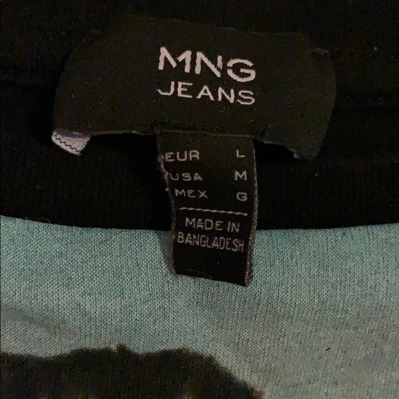 MNG Jeans black zebra t shirt - Picture 3 of 3